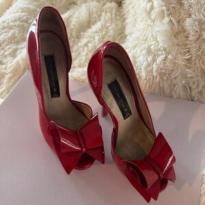 Red Bow Steve Madden heels